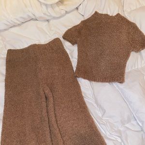Skims cozy knit set